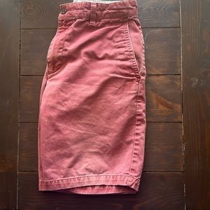 Flat front shorts